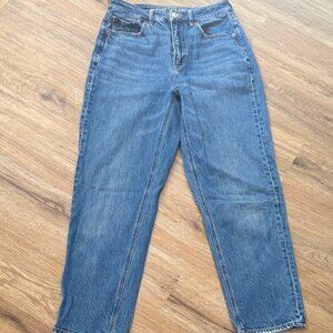 Blue Straight Leg Jeans